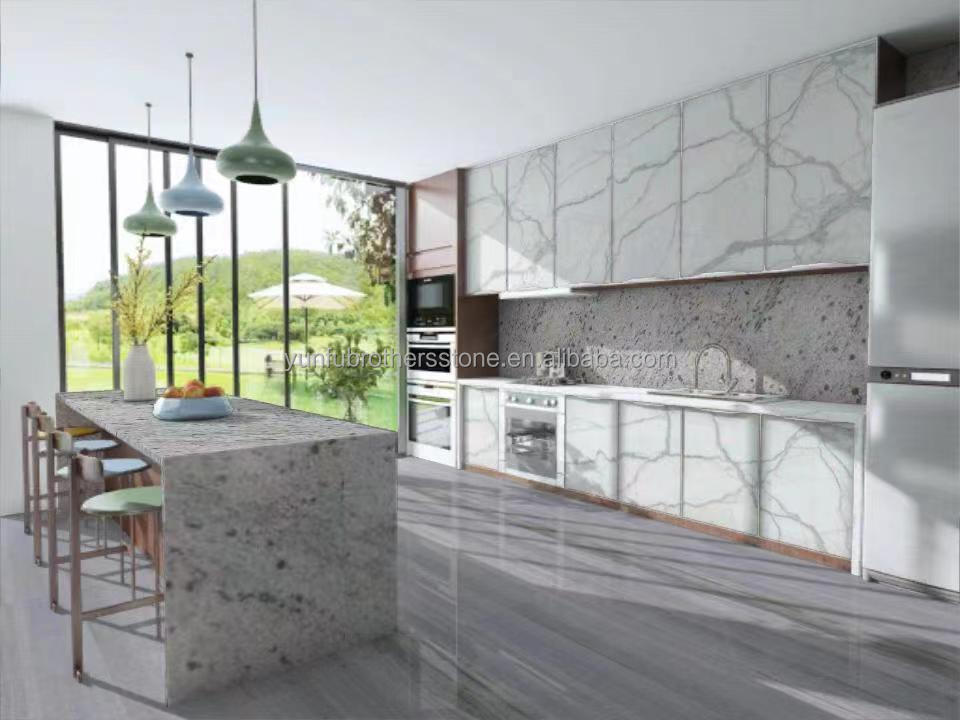 2700kg/m3 Granite Slab Modern Indian Kashmir White Cladding Natural Stone Cut-to-Size