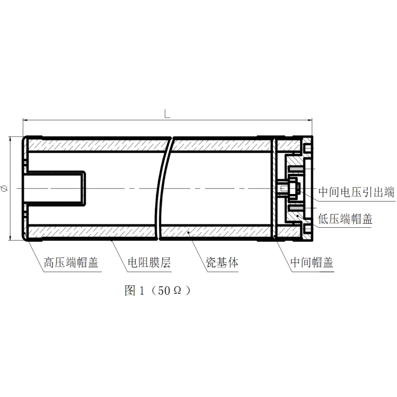 RIF82 Type Pulse High Voltage Divider