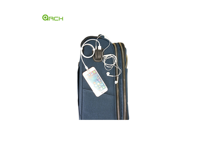 Travel Trolley Case Light Weight Checked Luggage Bag With Link-to-Go System