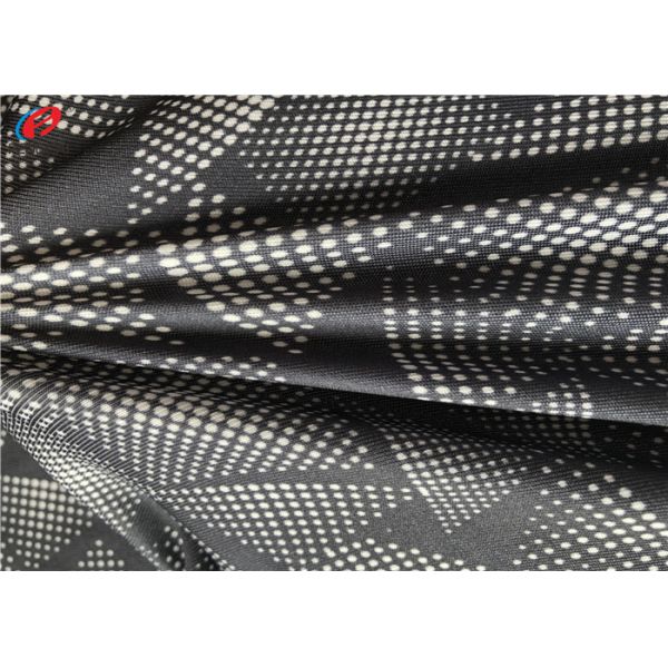 Sports Wear Weft Knitted Fabric Printed 4 Way Lycra Fabric For Swimwear Trunks