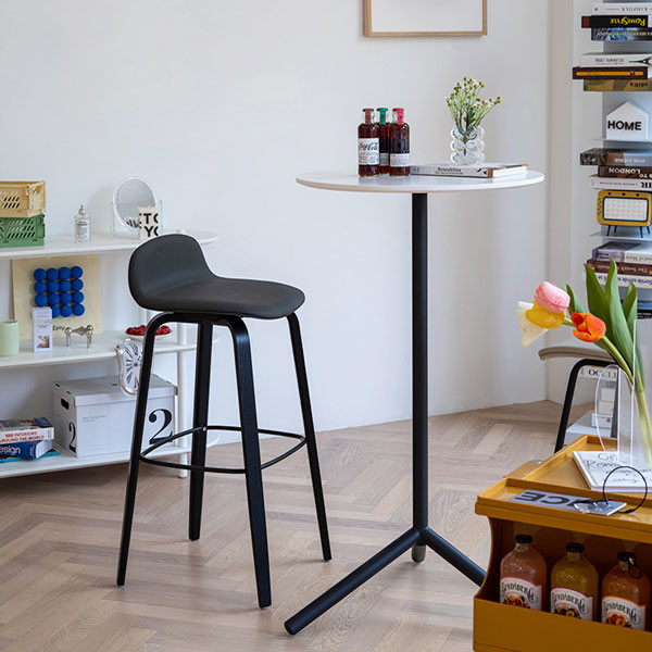 Restaurant Kitchen Bistro Bar Tables 110cm High Round Modern