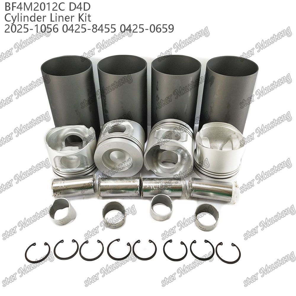Engine Piston Kit for Heavy-Duty Vehicles BF4M2012C D4D 2025-1056 0425-8455 0425-0659