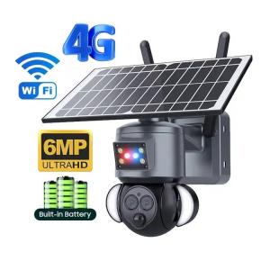 Quality WiFi IP Network Solar Panel Security 12X Zoom Camera for sale