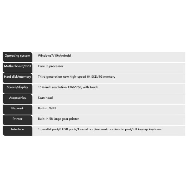15.6 Inch 8G 128G Touch Screen All in One Android Pos Machine for Restaurant Efficiency and Customization Support
