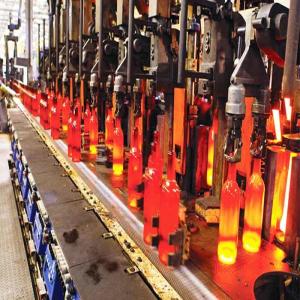 Quality Green Wine 250g 300ml Glass Bottle Production Line Wine Glass Production Machinery for sale