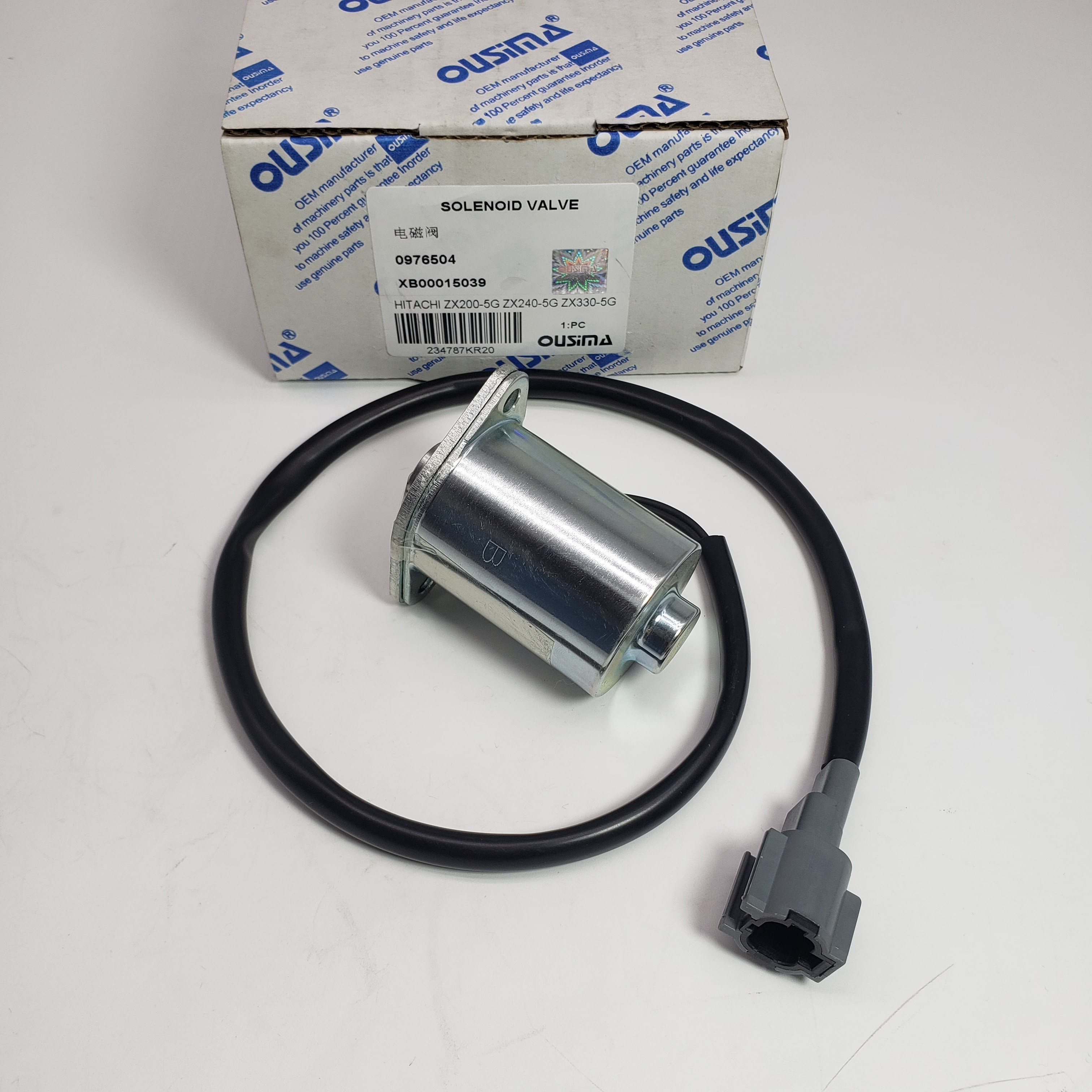 Solenoid Valve 0976504 XB00015039 For HITACHI ZAXI240-3 ZAXIS330-3 ZAXIS450LC-3