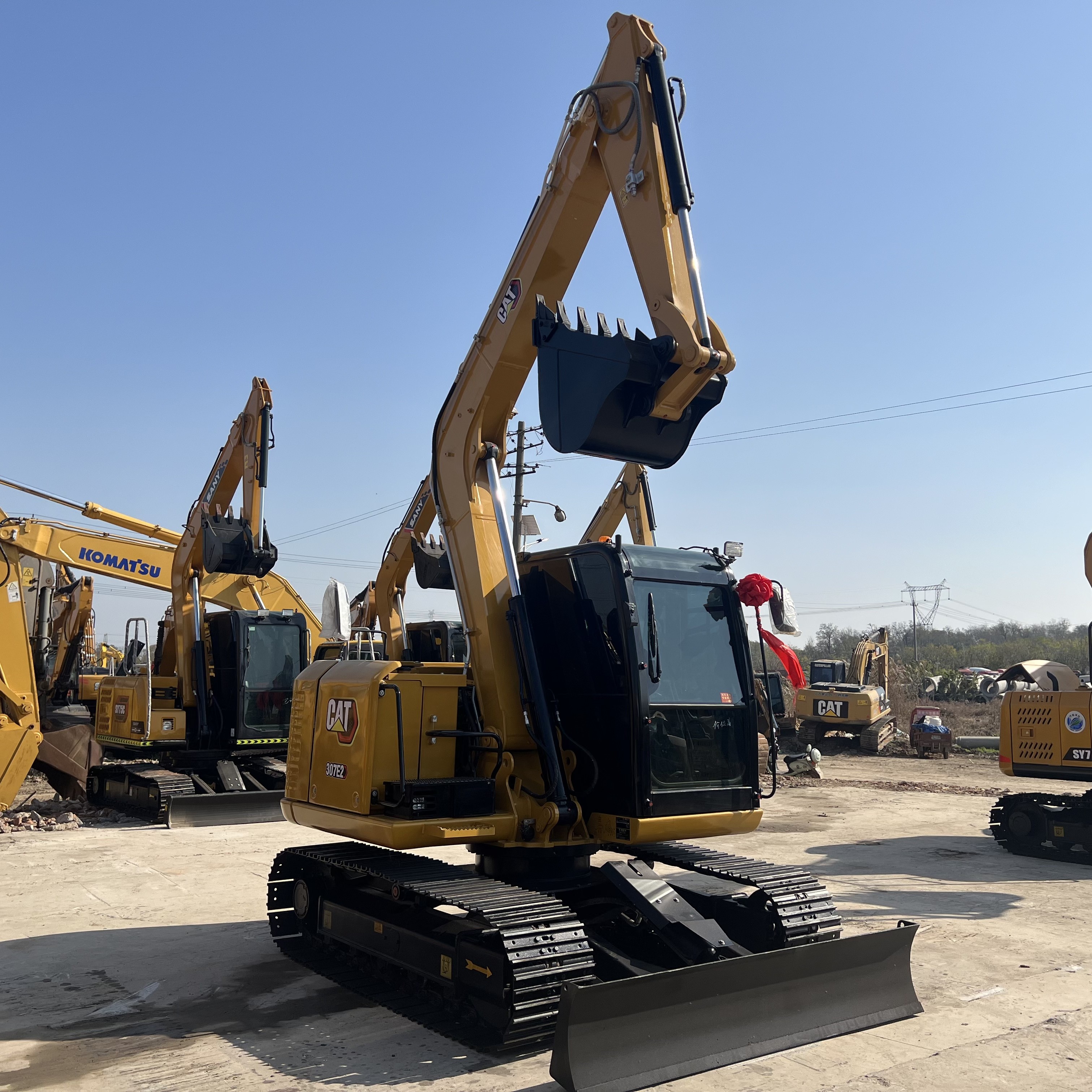 7 Ton Mini Used Cat 307E Rubber Hydraulic Excavators Equipment Trader Machine