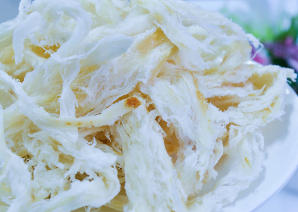 Healty Snacks Roasted Dried Squid Shredded Iron Plate Grilled Deep Sea