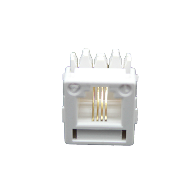Exact Cables ABS CAT5E UTPJ11 Gold-plated 4-core CAT6 Networking Outlet for Networking