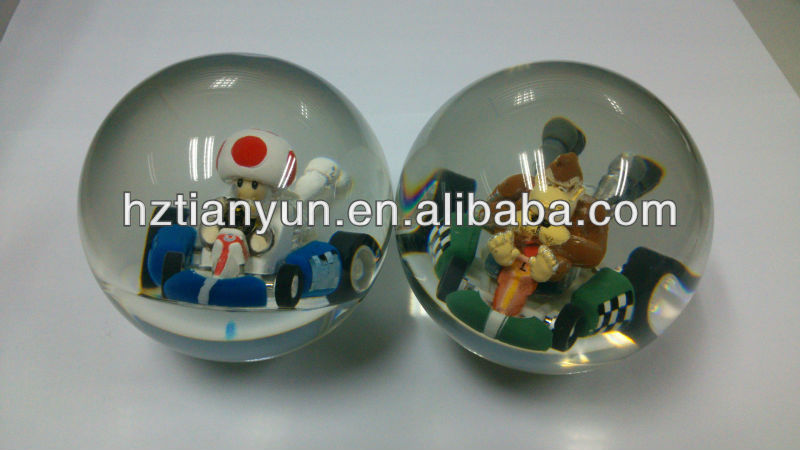 Transparent Large Acrylic Sphere 40mm Clear Plastic Sphere Balls