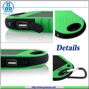 Quality Li-polymer 5000mAh solar power bank for sale