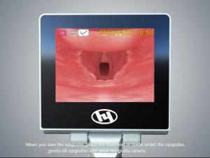 Quality Reusable Anesthesia Video Laryngoscope Airway Intubation With Enhanced View for sale