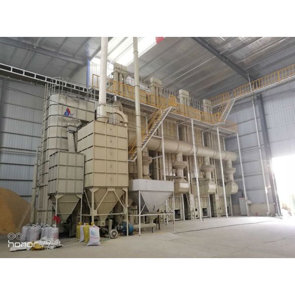 120 Tons Batch Type Rice Mill Dryer Machine Self Flowing Circulation Base