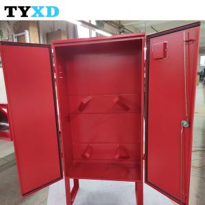 China Red Fire Extinguisher Cabinets , High Durability Fire Hose Cabinet on sale