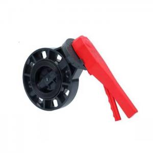 Quality Irrigation 3 Inch PVC Bypass Valve Low Torque Plastic Butterfly Valve for sale