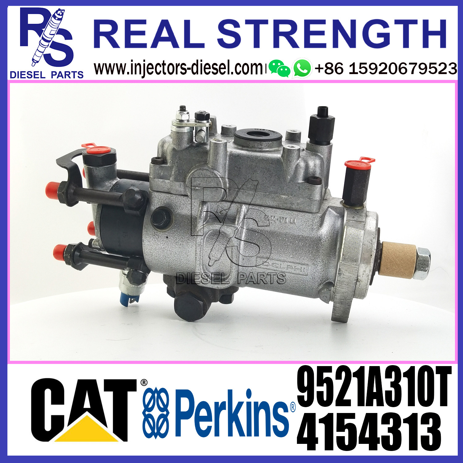 DELPHI 4-cylinder Diesel Fuel Injector Pump assembly 4154313 9521A310T for Perkins engine