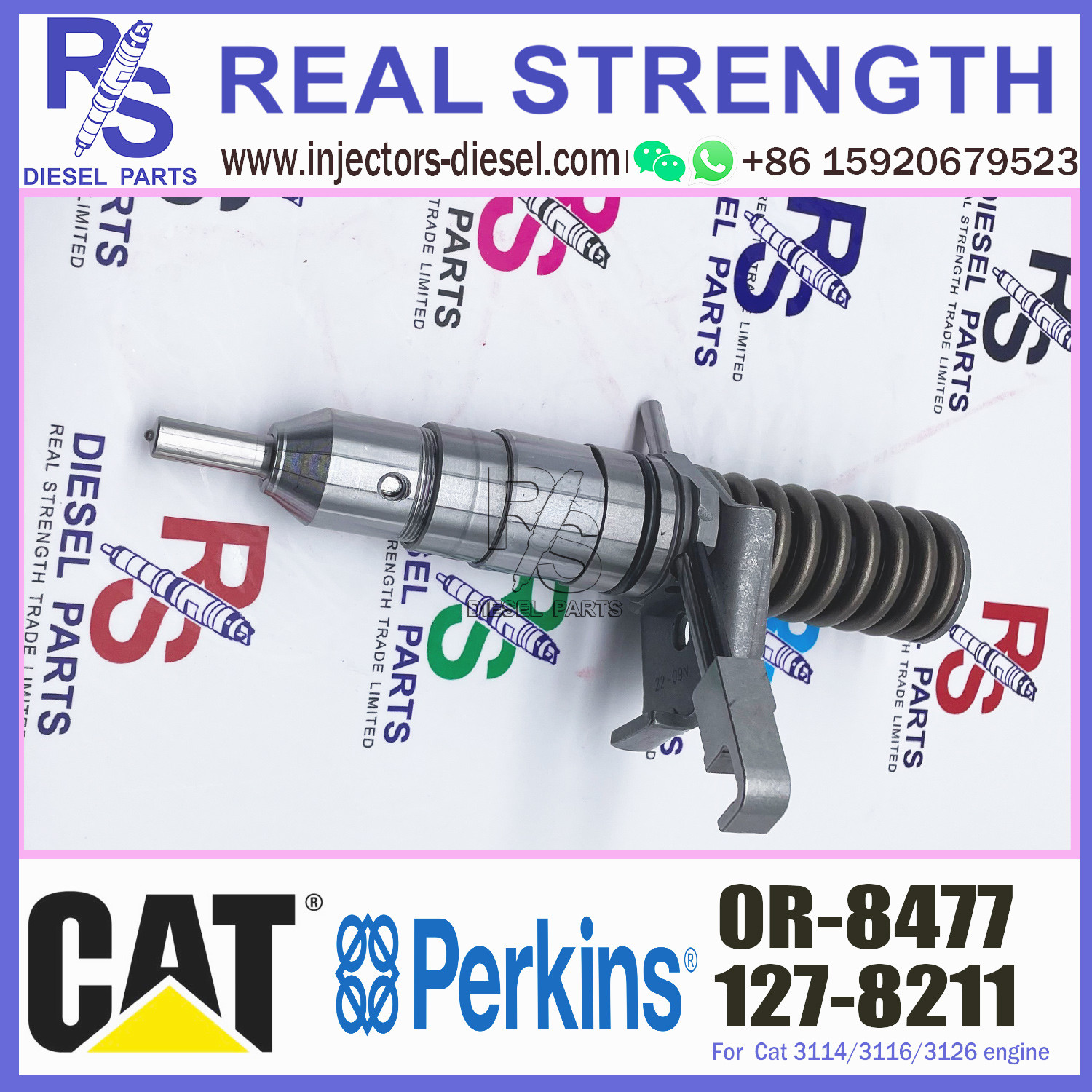 Diesel Fuel Engine Injector 0R8477 0r8477 0R-8477 For 3114/3116/3126 Engine