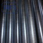 American Standard 3/8" ASTM A307 Grade 2 Metal Threaded Bar Galvanized Threaded