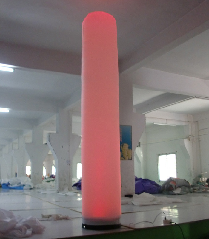 EN71 Approved Large Commercial Inflatable Column with LED Lighting