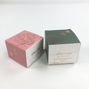 China Custom spot uv cosmetics packaging folding carton box printing on sale