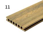 Patios 3D Composite Decking Commercial WPC Hollow Decking Profile