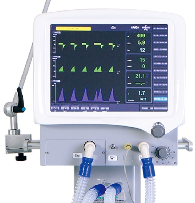 High Oxygen Icu Ventilator Machine / Lung Breathing Mobile Ventilator Machine