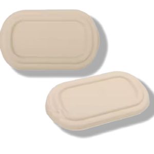 Quality Food Safe 850ml Pulp Lunch Box Compostable Take Out Containers In Restaurante for sale