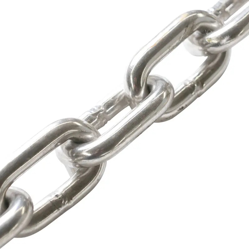 8mm Blacken Finished 316 Stainless Steel Boats Anchor Chain Standard DIN766 for Ship