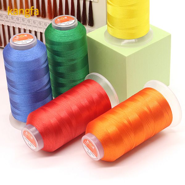5000m Polyester Embroidery Thread for 4000y Multi-Color Embroidery Machine Dyed Color