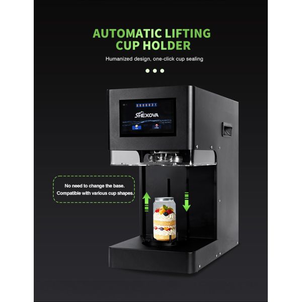 Stainless Steel Can Sealing Machine Fully Automatic For Plastic Beverage Can