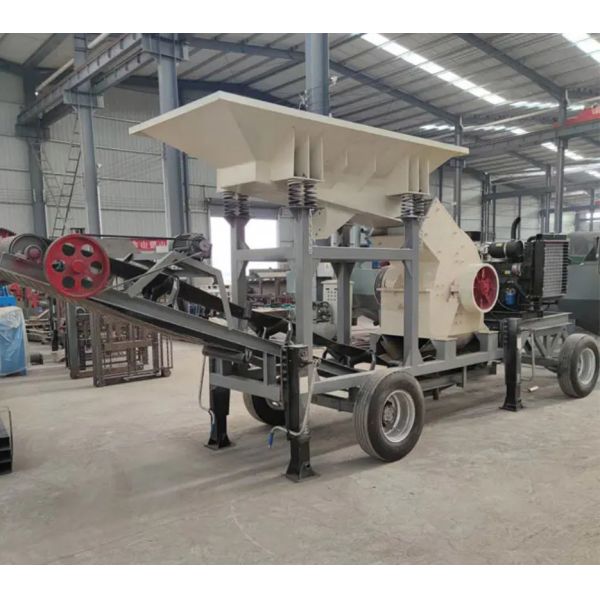 Diesel Rock Hammer Crusher Mobile Portable Hammer Crusher Machine
