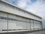 Prefabricated Metal Aircraft Hangars Painted Galvanized Surface