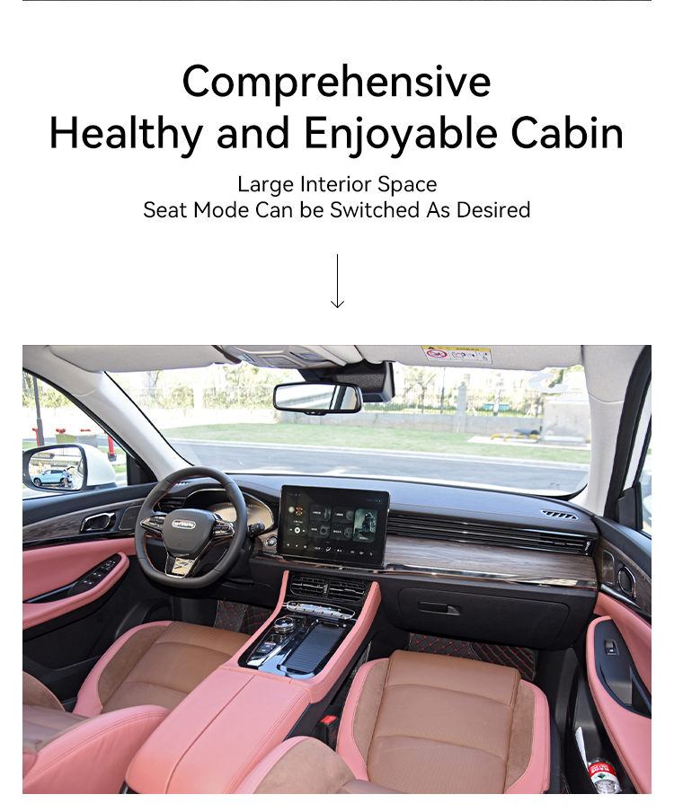 Skyworth HT-i Plug-In Hybrid Electric Car 3m Vehicle 2023 with 32.76Kwh Ternary Lithium Battery at and High Speed 170km/h