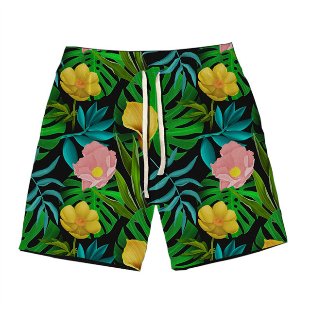 Men's Beach Pants Print on Demand Gym Beach Shorts for Man Trunks
