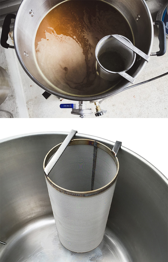 200 300 400 Micron SS Wire Mesh Filters Anti Corrosion For Kettle Brewing Systems