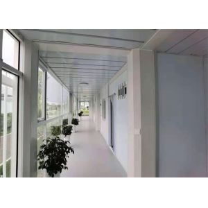 Galvanized Light Structure Prefab Container Home with Glass Wool Panel