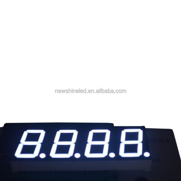 Compact LED 4 Digit 7 Segment Display with 0.36 Inch Digit Size Designed for Electronic Instruments and Digital Readouts