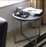 Small End Round Metal Coffee Table With Metal Legs For Showroom 450 * 480mm