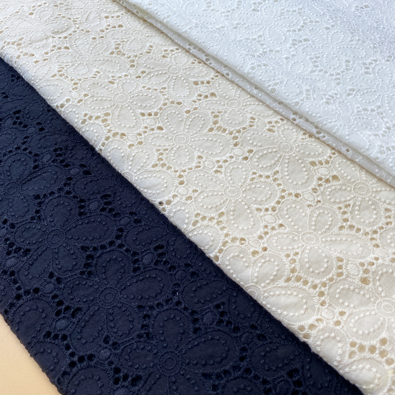 2020 new Coloful Handmade DIY Clothes Accessories Embroidered Cotton Lace Fabric