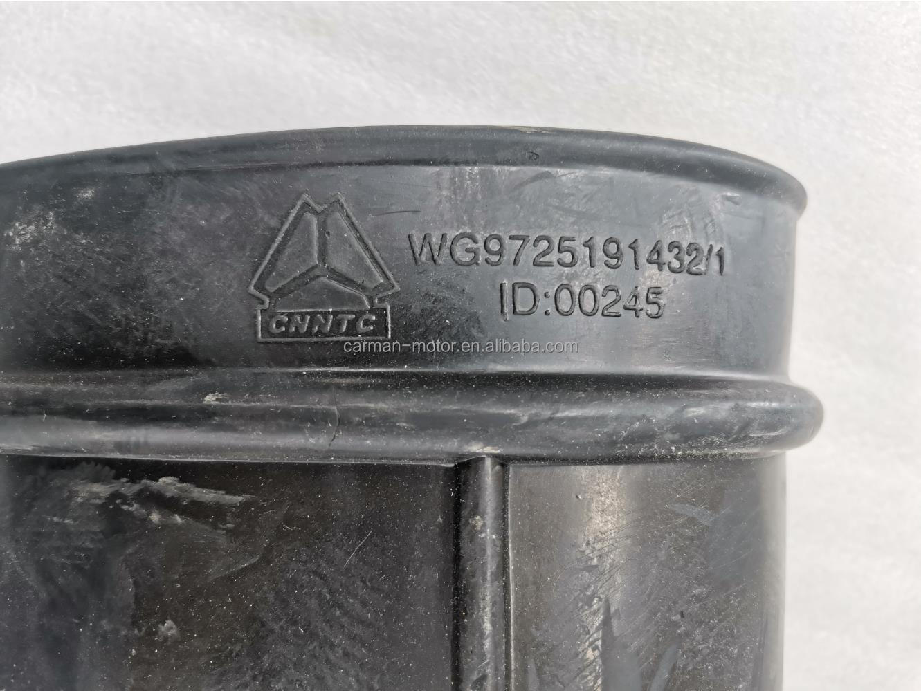 WG9725191432/1 Sinotruk HOWO 2 AIR INTAKE HOSE made of Composite Materials for Howo S9 23- at Affordable