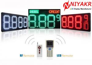 Quality Gas Station Led Gas Price Display Petrol Station Price Board Cold Rolled Steel Cabinets for sale