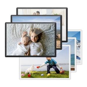 China 5x7 Magnetic Photo Sign Holder Self Adhesive Display Picture Frames For Office School Refrigerator on sale