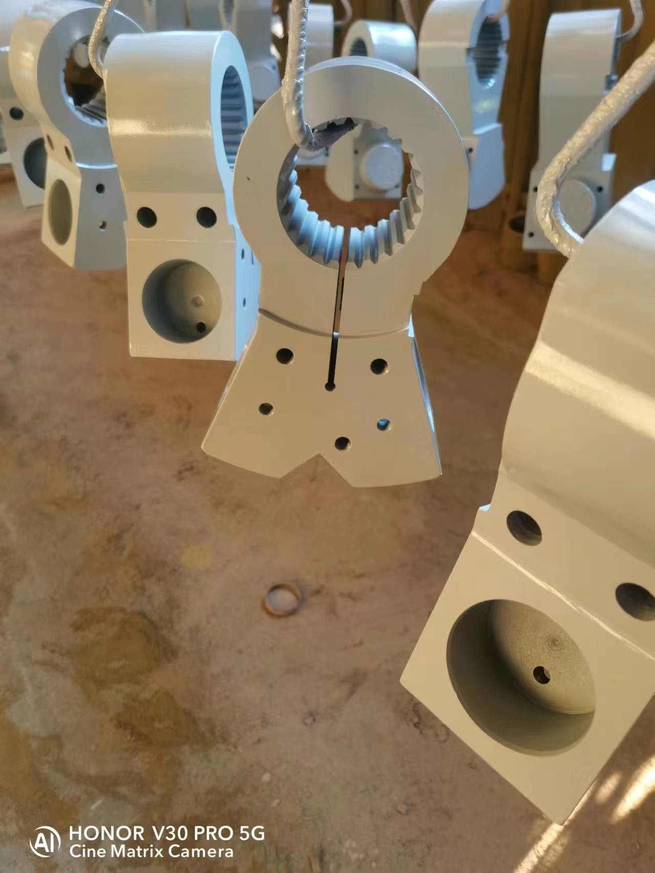 Rock Arms Schwing Concrete Pump Parts With Yellow White And Silver Color