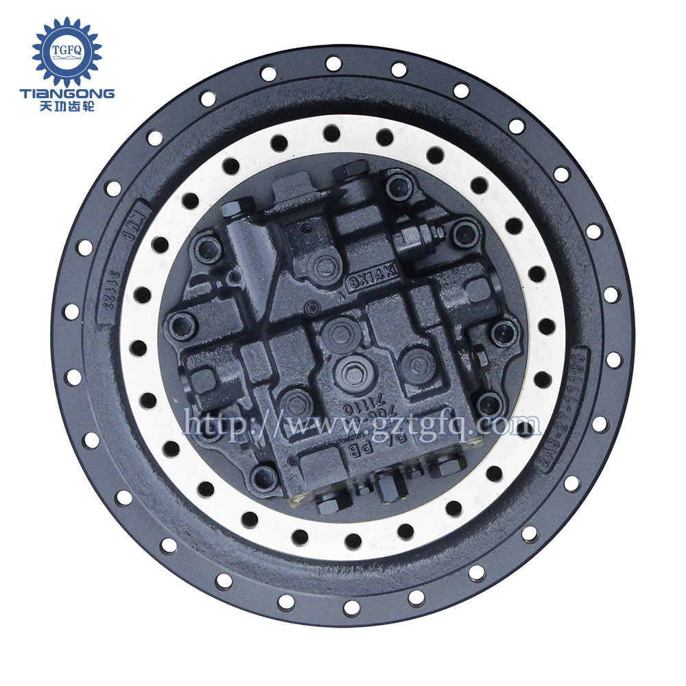 PC510-10MO Steel Polished Excavator Travel Gearbox With Motor Spare Part 2A8-27-00111/2A8-27-00121