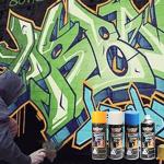 Fading Resistant Aerosol 500ml Graffiti Artist Spray Paint Enviromental Friendly