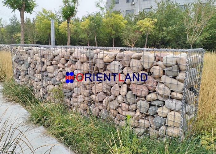 4mm Welded Gabion Ornamental Landscaping for Park Decoration