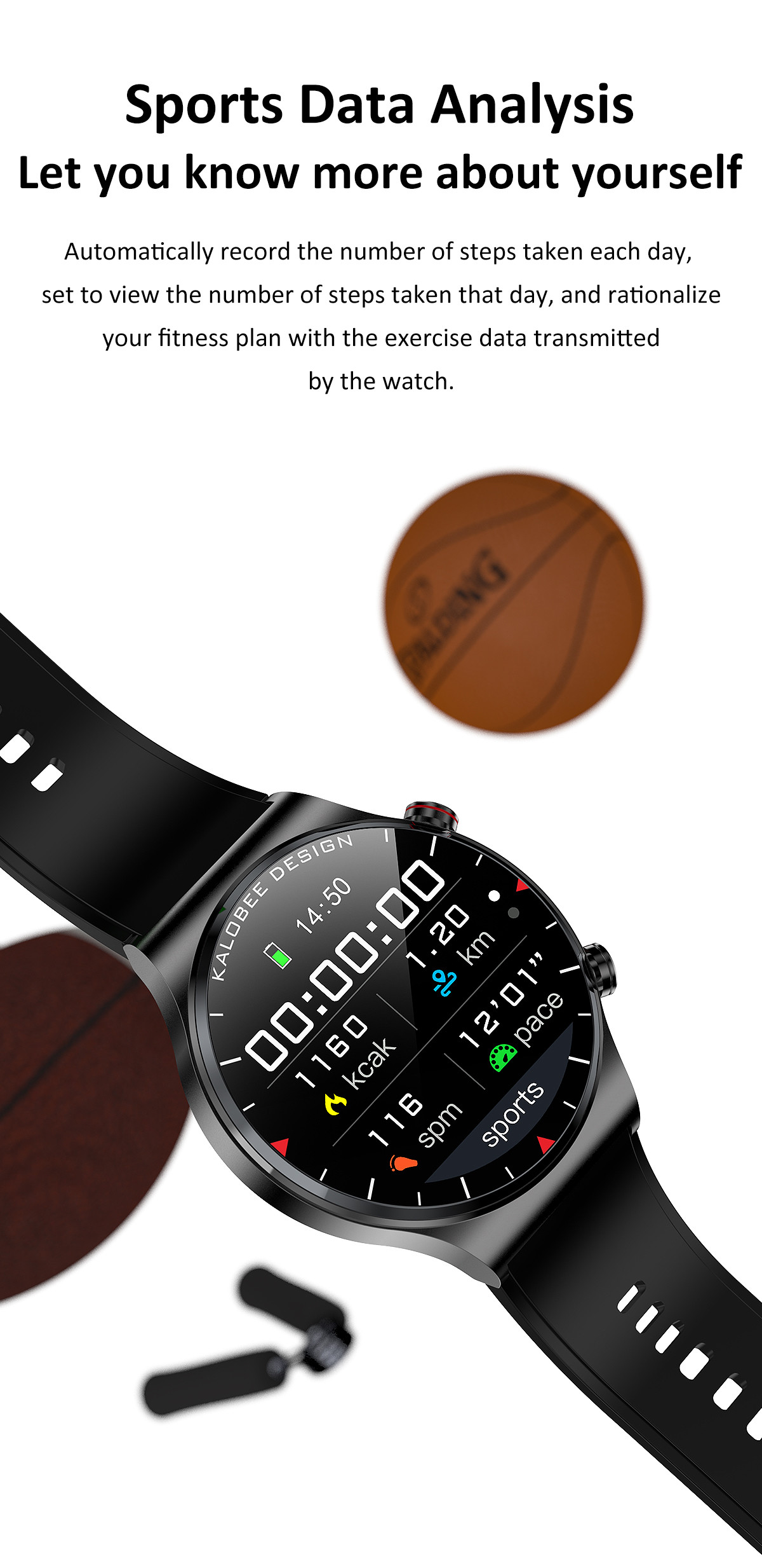 MTK2502 Bracelet BT4.0 Touch Screen Smartwatch Call Dial