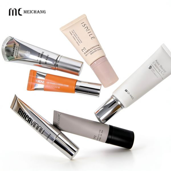Eco-friendly Customizable Airless Cosmetic Tube with Pump for Foundation Primer Sunscreen & Lip Balm(MC-706)