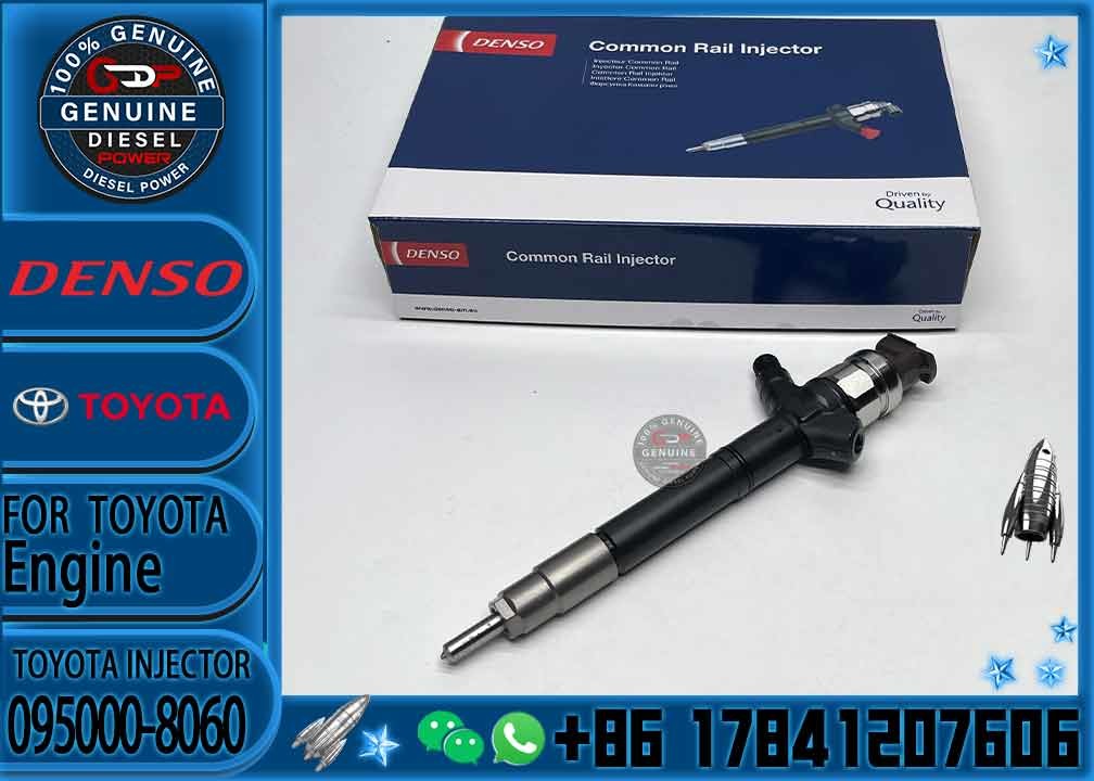 New Fuel Injector 095000-8060 095000-9770 095000-8050 23670-59017 23670-59018 23670-51040 For TOYO-TA LAND CRUISER 1VD-F