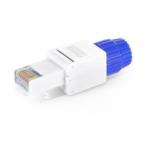 China Utp Cat6A Modular Plug Rj45 Connector Connecting Keystone Adapter by Exact Cables on sale